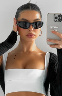 Restocked | White Fox Boutique Viper Sunglasses black