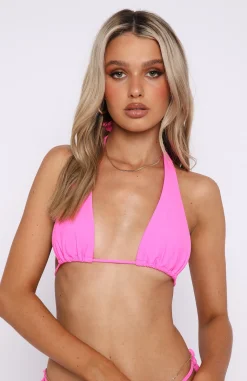Bikini Tops | White Fox Boutique Waikiki Bikini Top Candy pink