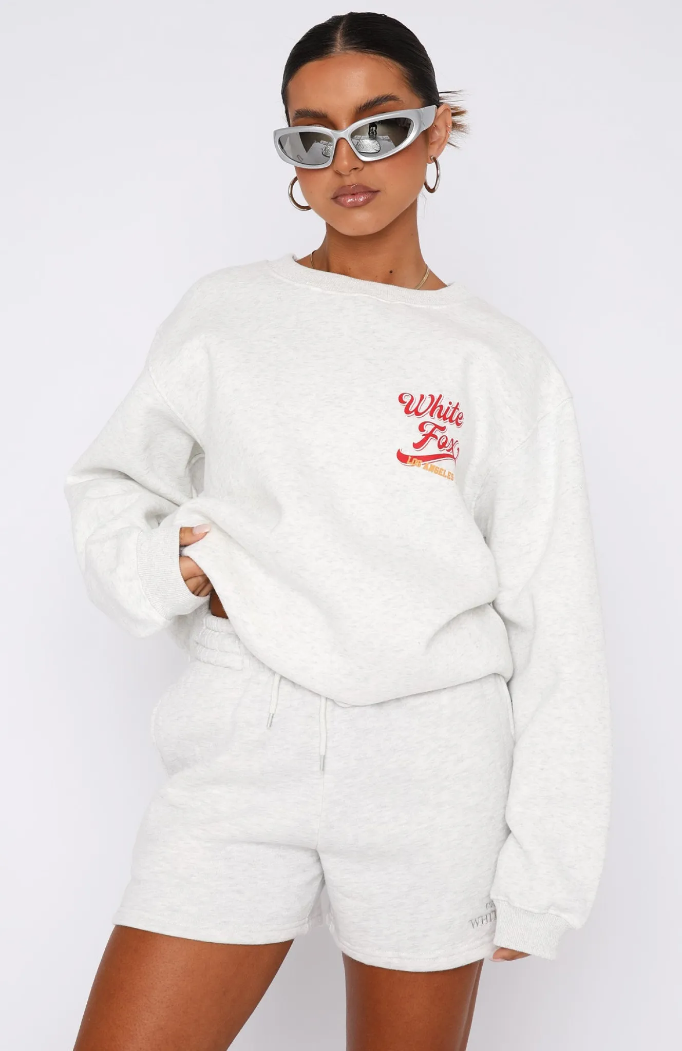 Jackets & Blazers | White Fox Boutique Watch The Game Sweater Marle grey