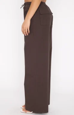 Pants | White Fox Boutique Watch Your Back Cargo Pants Dark Charcoal grey