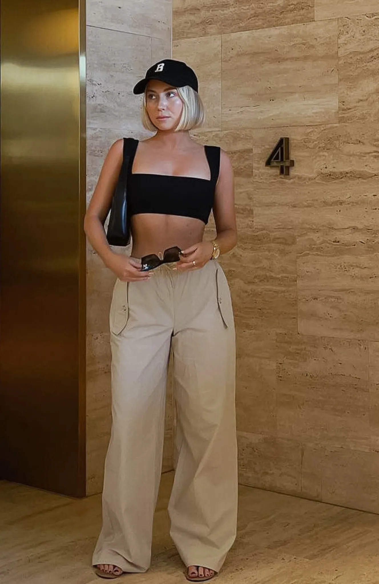 Pants | White Fox Boutique Watch Your Back Cargo Pants Stone nude