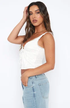 Shirts & Blouses | White Fox Boutique Where Have You Been Crop white