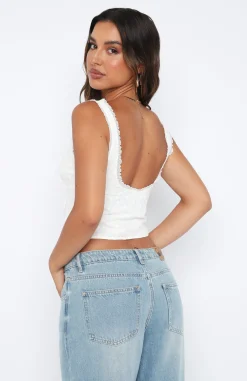Shirts & Blouses | White Fox Boutique Where Have You Been Crop white
