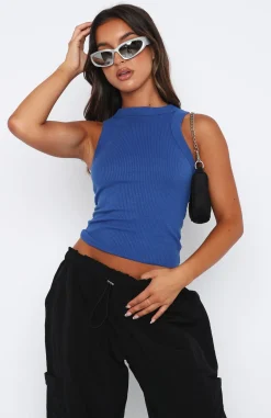 Shirts & Blouses | White Fox Boutique Where I Should Be Top Electric blue