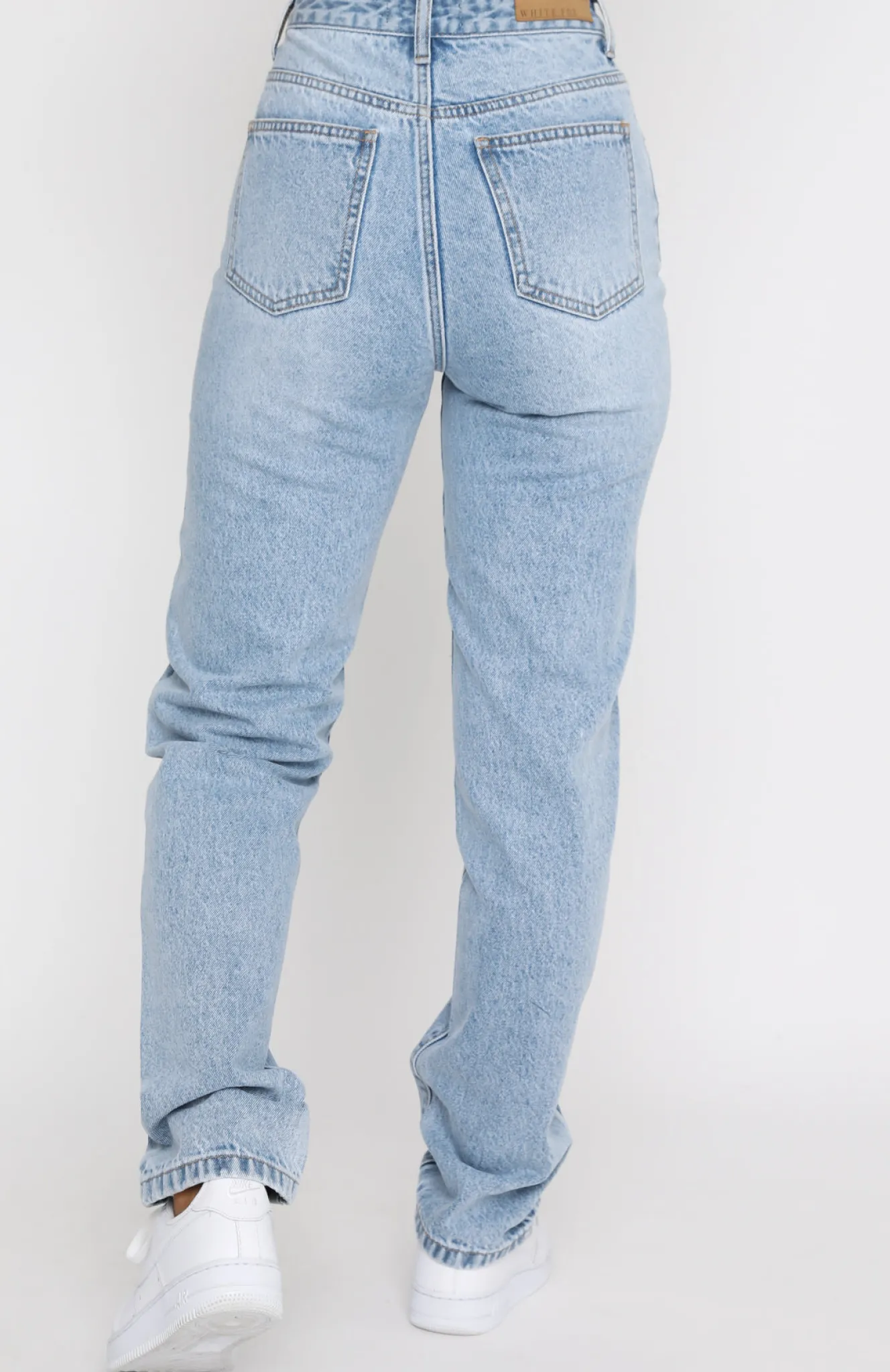 Pants | White Fox Boutique Who's That Girl Straight Leg Denim Jeans Washed blue