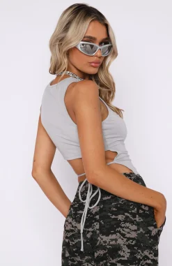 Shirts & Blouses | White Fox Boutique Wishing Well Top Slate grey