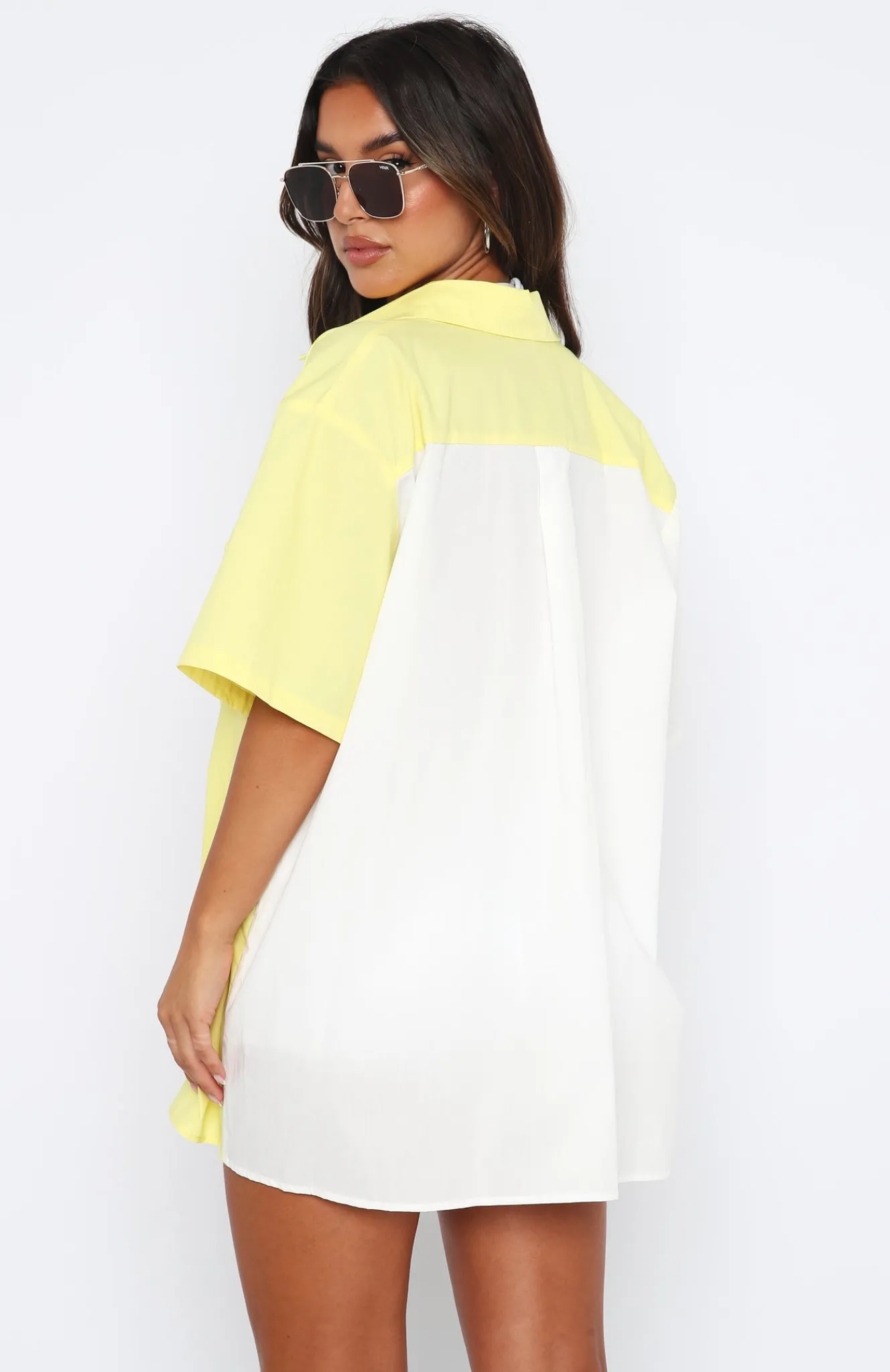 Shirts & Blouses | White Fox Boutique Worth Your Time Button Up Shirt & Lemon Splice white