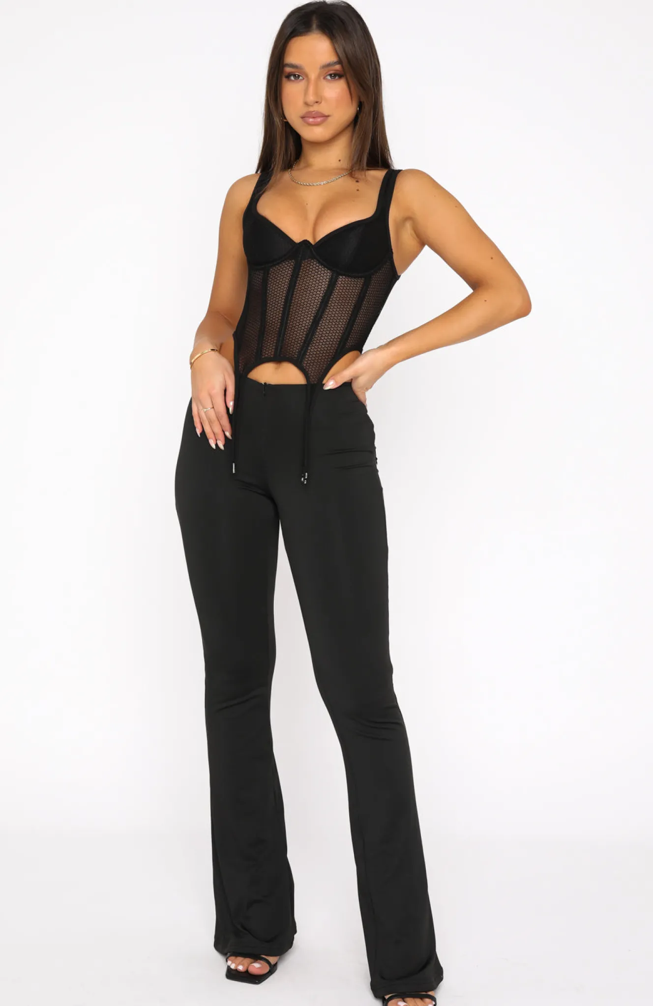 Pants | White Fox Boutique Wrapped In Love Pants black
