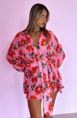 Long Sleeve Dresses | White Fox Boutique You Drive Me Crazy Long Sleeve Mini Dress Rose pink