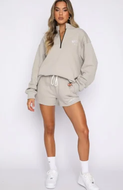Shorts | White Fox Boutique You Know You Got It Lounge Shorts Taupe grey