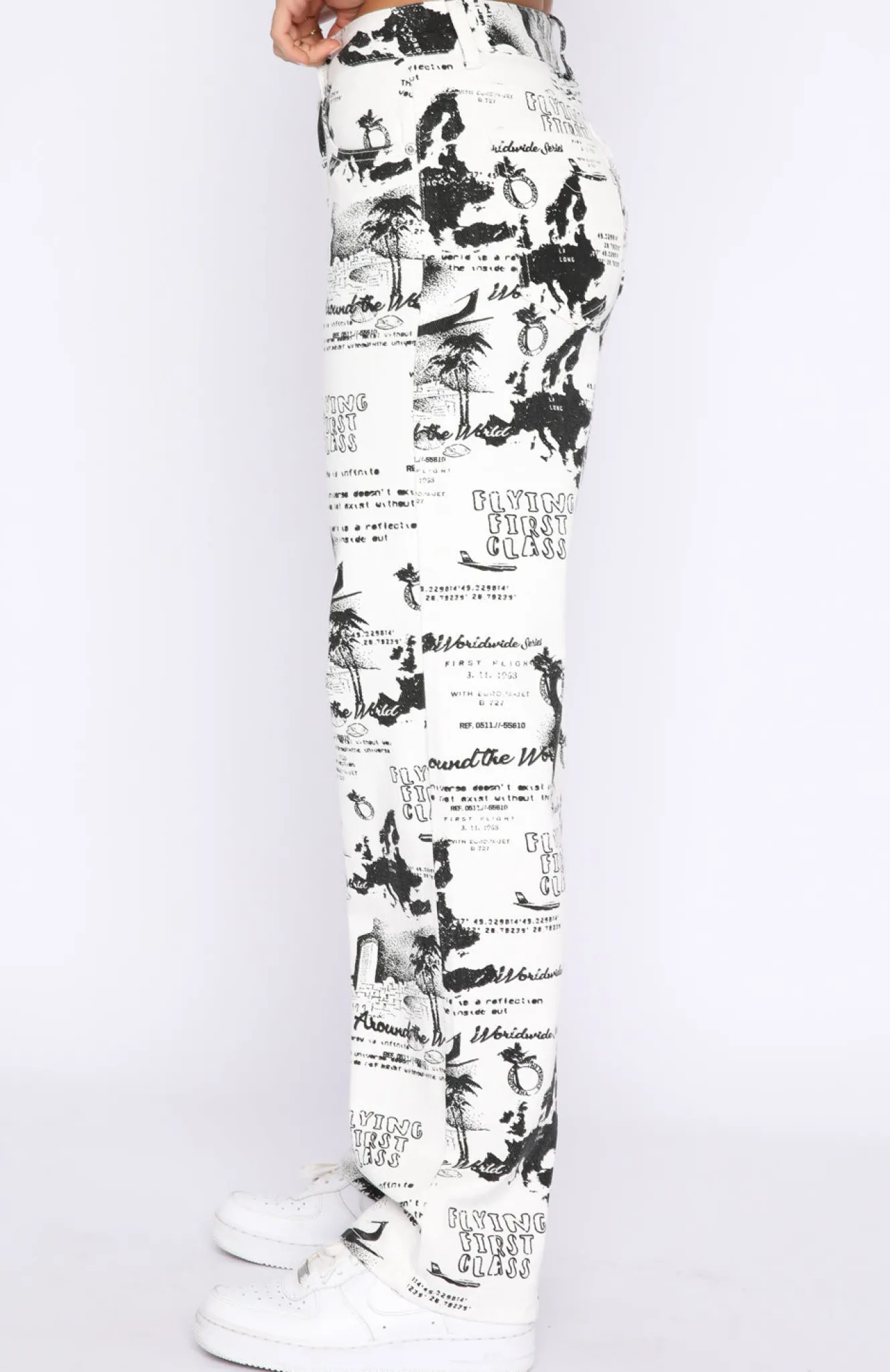 Pants | White Fox Boutique Your Choice Printed Pants white