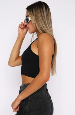 Shirts & Blouses | White Fox Boutique Your Vibe Seamless Tank black