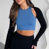 Shirts & Blouses | White Fox Boutique Your Vibe Seamless Tank Steel blue