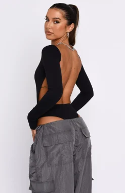 Shirts & Blouses | White Fox Boutique You've Got The Love Long Sleeve Bodysuit black