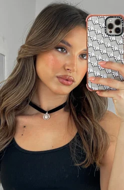 Jewellery | White Fox Boutique Zelda Choker /Gold black