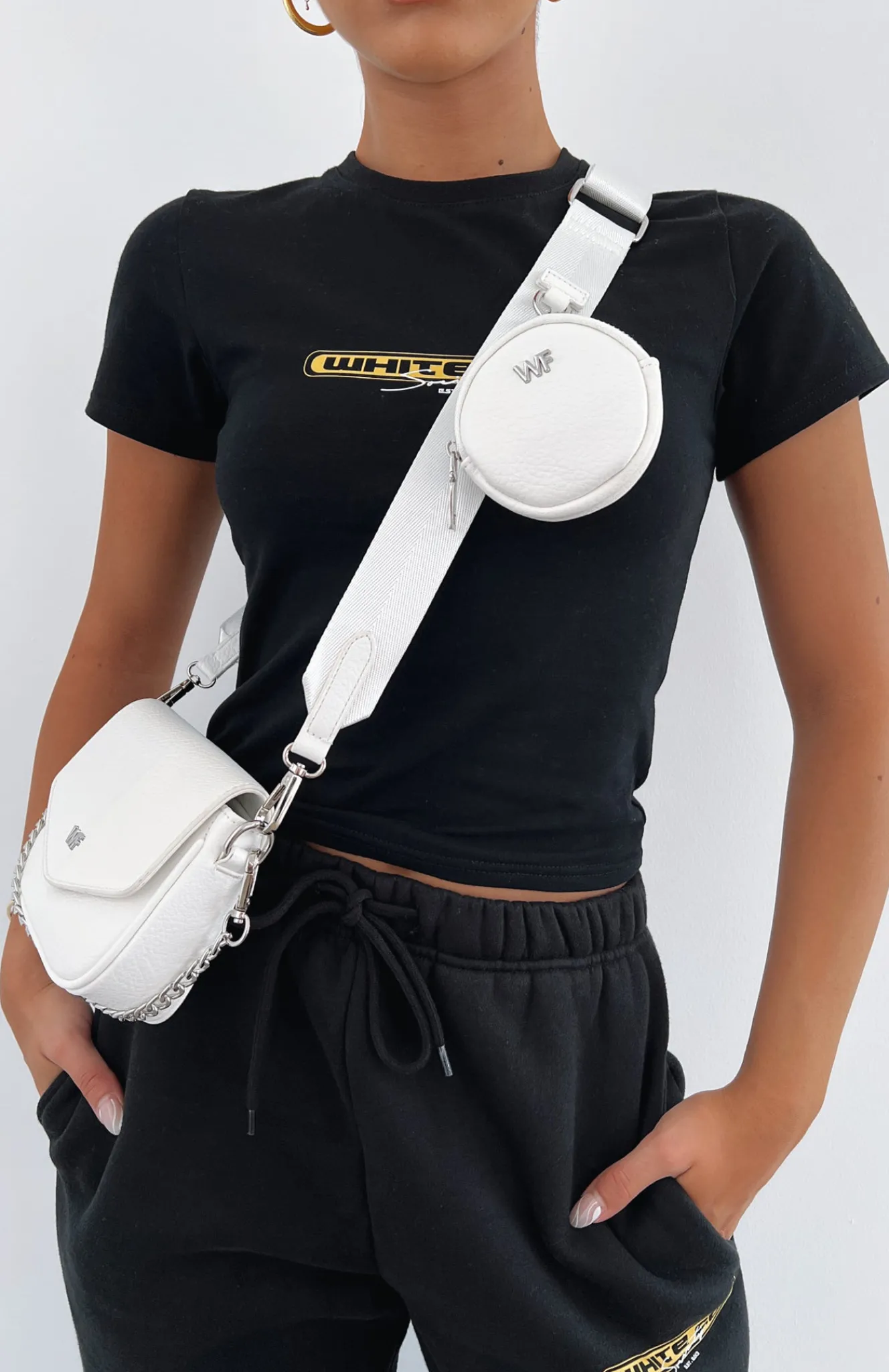 Bags | White Fox Boutique Zoe Bag PU white